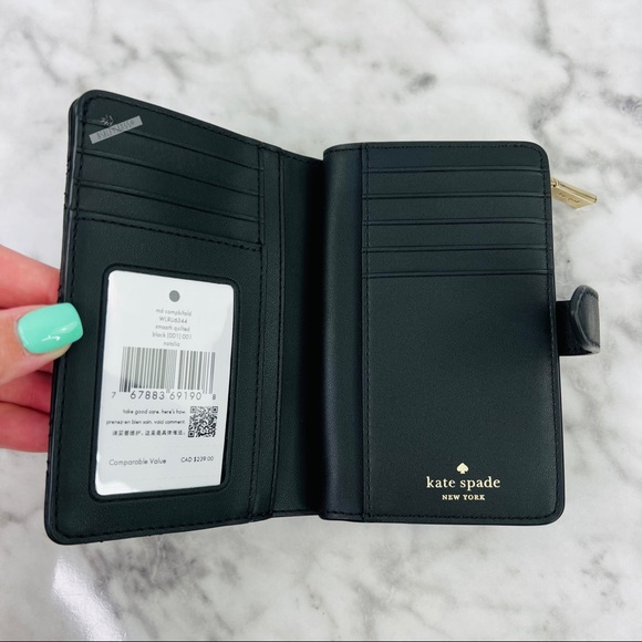 Kate Spade Natalia Quilted Leather Top Handle Satchel Crossbody & Medium Wallet - Picture 15 of 16